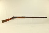 1840s Antique SQUIRREL RIFLE Maple Half Stock .34 Caliber “H.BA.” Patchbox High Grade Wood with Patchbox & Maker Mark - 2 of 24