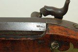 1840s Antique SQUIRREL RIFLE Maple Half Stock .34 Caliber “H.BA.” Patchbox High Grade Wood with Patchbox & Maker Mark - 24 of 24