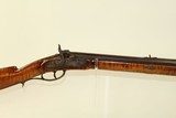 1840s Antique SQUIRREL RIFLE Maple Half Stock .34 Caliber “H.BA.” Patchbox High Grade Wood with Patchbox & Maker Mark - 1 of 24