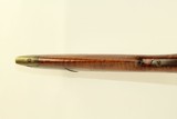 1840s Antique SQUIRREL RIFLE Maple Half Stock .34 Caliber “H.BA.” Patchbox High Grade Wood with Patchbox & Maker Mark - 15 of 24