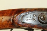 1840s Antique SQUIRREL RIFLE Maple Half Stock .34 Caliber “H.BA.” Patchbox High Grade Wood with Patchbox & Maker Mark - 10 of 24