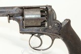 BRITISH Antique ADAMS & DEANE Patent REVOLVER Crimean War .44 Early 1851 Nicely ENGRAVED and in Fine Condition! - 3 of 17