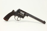 BRITISH Antique ADAMS & DEANE Patent REVOLVER Crimean War .44 Early 1851 Nicely ENGRAVED and in Fine Condition! - 14 of 17