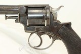 1870s BRITISH Gloucester Marked Antique WEBLEY RIC Model in .380 Revolver Marked “E. FLETCHER/GLOUCESTER” on the Top Strap - 3 of 20