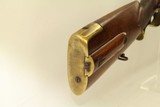 LATE-1700s-Early-1800s Antique Germanic JAEGER FLINTLOCK Rifle .56 Caliber Full Length Stock with Sliding Wooden Patch Box! - 7 of 17