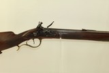 LATE-1700s-Early-1800s Antique Germanic JAEGER FLINTLOCK Rifle .56 Caliber Full Length Stock with Sliding Wooden Patch Box! - 1 of 17