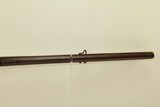 LATE-1700s-Early-1800s Antique Germanic JAEGER FLINTLOCK Rifle .56 Caliber Full Length Stock with Sliding Wooden Patch Box! - 13 of 17