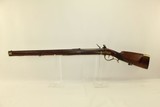 LATE-1700s-Early-1800s Antique Germanic JAEGER FLINTLOCK Rifle .56 Caliber Full Length Stock with Sliding Wooden Patch Box! - 14 of 17