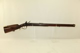 LATE-1700s-Early-1800s Antique Germanic JAEGER FLINTLOCK Rifle .56 Caliber Full Length Stock with Sliding Wooden Patch Box! - 2 of 17