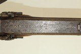 GERMANIC Antique Jaeger DOUBLE RIFLE by B. & E.W. PISTOR from Schmalkalden ENGRAVED, CARVED Gold Inlaid, from Schmalkalden, GERMANY - 12 of 23