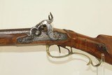 GERMANIC Antique Jaeger DOUBLE RIFLE by B. & E.W. PISTOR from Schmalkalden ENGRAVED, CARVED Gold Inlaid, from Schmalkalden, GERMANY - 4 of 23
