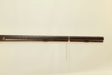 JOHNSTOWN NEW YORK Antique AMERICAN Smoothbore Long Rifle by SAMUEL W. HILL Early, Circa 1830s Percussion Musket! - 6 of 23
