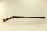 JOHNSTOWN NEW YORK Antique AMERICAN Smoothbore Long Rifle by SAMUEL W. HILL Early, Circa 1830s Percussion Musket! - 2 of 23
