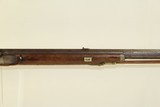 JOHNSTOWN NEW YORK Antique AMERICAN Smoothbore Long Rifle by SAMUEL W. HILL Early, Circa 1830s Percussion Musket! - 5 of 23