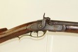 JOHNSTOWN NEW YORK Antique AMERICAN Smoothbore Long Rifle by SAMUEL W. HILL Early, Circa 1830s Percussion Musket! - 4 of 23