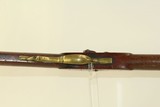 JOHNSTOWN NEW YORK Antique AMERICAN Smoothbore Long Rifle by SAMUEL W. HILL Early, Circa 1830s Percussion Musket! - 11 of 23