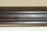 NEW YORK Antique SPIES Double Barrel Side By Side SHOTGUN LONDON SxS 1850 Engraved 12 Gauge Percussion Fowling Piece! - 12 of 23