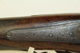 NEW YORK Antique SPIES Double Barrel Side By Side SHOTGUN LONDON SxS 1850 Engraved 12 Gauge Percussion Fowling Piece! - 18 of 23