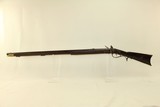 NEW ENGLAND ENGRAVED Antique FLINTLOCK Full Stock Smoothbore LONG RIFLE
With NEW ENGLAND Style Patch Box - 13 of 17