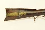 NEW ENGLAND ENGRAVED Antique FLINTLOCK Full Stock Smoothbore LONG RIFLE
With NEW ENGLAND Style Patch Box - 3 of 17