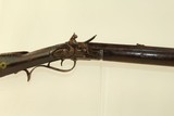 NEW ENGLAND ENGRAVED Antique FLINTLOCK Full Stock Smoothbore LONG RIFLE
With NEW ENGLAND Style Patch Box - 1 of 17