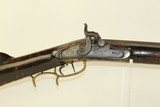 TERRE HAUTE INDIANA Antique LONG Rifle by BRUMFIEL
Made Circa the 1850s in INDIANA - 4 of 22