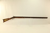 J. SCHARP Antique BACK ACTION Half-Stock .42 Caliber OHIO Made LONG RIFLE Manufactured in SIDNEY, OHIO - 2 of 21