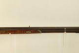 J. SCHARP Antique BACK ACTION Half-Stock .42 Caliber OHIO Made LONG RIFLE Manufactured in SIDNEY, OHIO - 5 of 21