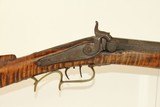 J. SCHARP Antique BACK ACTION Half-Stock .42 Caliber OHIO Made LONG RIFLE Manufactured in SIDNEY, OHIO - 4 of 21