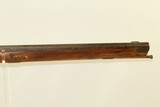 PHILADELPHIA Antique PENNSYLVANIA Long Rifle .46 FULL STOCK Long Rifle with Brass Hardware - 6 of 22
