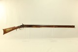 PHILADELPHIA Antique PENNSYLVANIA Long Rifle .46 FULL STOCK Long Rifle with Brass Hardware - 2 of 22