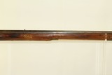 PHILADELPHIA Antique PENNSYLVANIA Long Rifle .46 FULL STOCK Long Rifle with Brass Hardware - 5 of 22