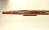 PHILADELPHIA Antique PENNSYLVANIA Long Rifle .46 FULL STOCK Long Rifle with Brass Hardware - 9 of 22