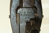 Scarce HARPERS FERRY Model 1819 HALL FLINTLOCK Breech Loader 1834 Antique Original Flintlock Firing System Dated “1834” - 17 of 22