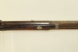 HEAVY BARREL Antique Long Rifle by A.D. BROWN & JOHN ARCHER .40 Caliber Made by A. D. Brown with John Archer Warranted Lock - 5 of 22