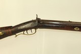 HEAVY BARREL Antique Long Rifle by A.D. BROWN & JOHN ARCHER .40 Caliber Made by A. D. Brown with John Archer Warranted Lock - 1 of 22