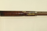 HEAVY BARREL Antique Long Rifle by A.D. BROWN & JOHN ARCHER .40 Caliber Made by A. D. Brown with John Archer Warranted Lock - 16 of 22