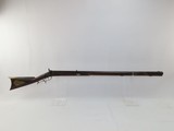 MT. VERNON OHIO Antique W.A. CUNNINGHAM AMERICAN .38 Caliber LONG RIFLE OHIO Smoothbore Made Circa the Mid-1850s - 2 of 19