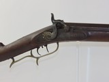 MT. VERNON OHIO Antique W.A. CUNNINGHAM AMERICAN .38 Caliber LONG RIFLE OHIO Smoothbore Made Circa the Mid-1850s - 4 of 19