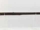 Antique TENNESSEE/SOUTHERN .38 Caliber Long Rifle with IRON HARDWARE 1840s Distinctive SOUTHERN Iron Hardware & Patchbox - 5 of 18