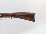 Antique “D. MILLER” Marked 1850 Dated .54 Caliber Smoothbore LONG RIFLE The Quintessential Frontier Long Rifle! - 19 of 22