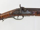 Antique “D. MILLER” Marked 1850 Dated .54 Caliber Smoothbore LONG RIFLE The Quintessential Frontier Long Rifle! - 4 of 22