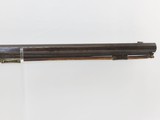 Antique “D. MILLER” Marked 1850 Dated .54 Caliber Smoothbore LONG RIFLE The Quintessential Frontier Long Rifle! - 6 of 22
