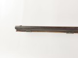 Antique “D. MILLER” Marked 1850 Dated .54 Caliber Smoothbore LONG RIFLE The Quintessential Frontier Long Rifle! - 22 of 22