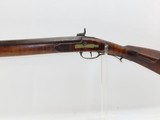 Antique “D. MILLER” Marked 1850 Dated .54 Caliber Smoothbore LONG RIFLE The Quintessential Frontier Long Rifle! - 20 of 22
