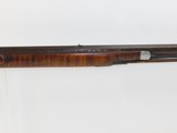 Antique “D. MILLER” Marked 1850 Dated .54 Caliber Smoothbore LONG RIFLE The Quintessential Frontier Long Rifle! - 5 of 22