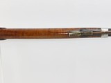 Antique “D. MILLER” Marked 1850 Dated .54 Caliber Smoothbore LONG RIFLE The Quintessential Frontier Long Rifle! - 12 of 22