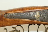 OCTAGON BARREL Long Rifle .45 Caliber w ENGRAVED LEBEDA of Prague CZ LockLock Made by Gunmaker to Czech Royalty - 7 of 19