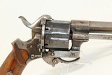 BELGIAN Antique PINFIRE Double Action Revolver CASIMIR & EUGENE LEFAUCHEUX - 17 of 18