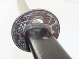 HAND-FORGED Katana Style Japanese SWORD with Hidden Dagger Hilt!
Japanese Sword with Skull Kolguchi and a Blade That’s Still Sharp! - 6 of 14